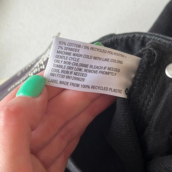 NWT! Ava & Viv Black High Rise Ankle Bootcut Jean Size 14W R - Picture 4 of 11